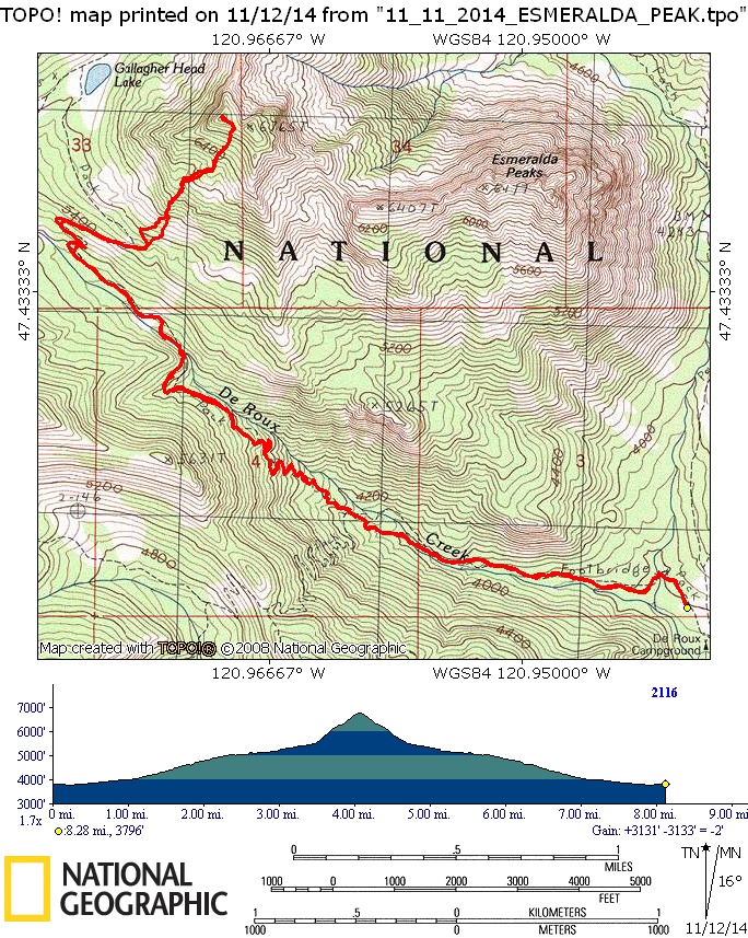 Website Design by Roger Gervin - Climb Esmeralda Peak in the Teanaway ...